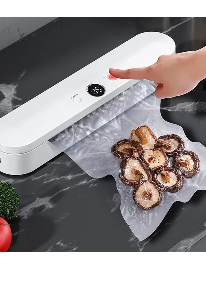 Vacuum Sealer Food Vacuum Sealer Machine Automatic Food Vacuum Sealer for Food Preservation Sealing Packing System Fresh Modes for All Saving needs Easy