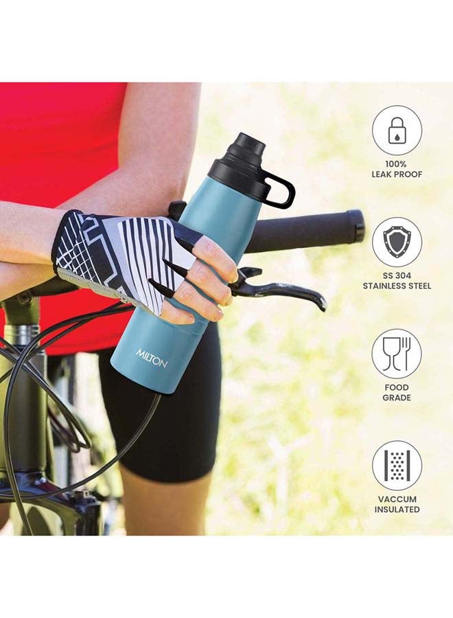 925ml Vacuum Insulated Water Bottle, Keeps Drinks Hot and Cold, 18/8 Stainless Steel, Double-Walled Thermos Flask, Easy to Carry for Sports, Gym, Office, Sprint Blue