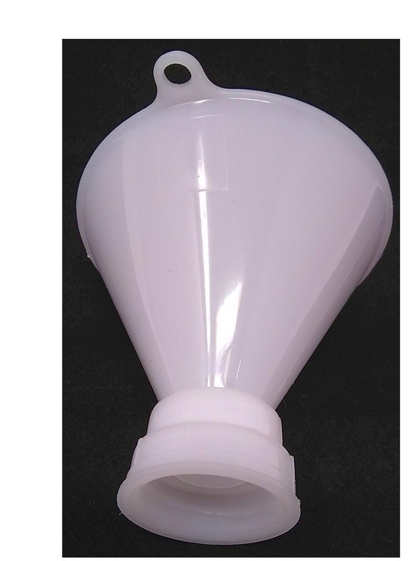 Earth's Essentials Four Pack Of Refillable 8 Oz. HDPE Plastic Pump Bottles With Patented Screw On Funnel-Great For Dispensing Lotions, Shampoos and Massage Oils.