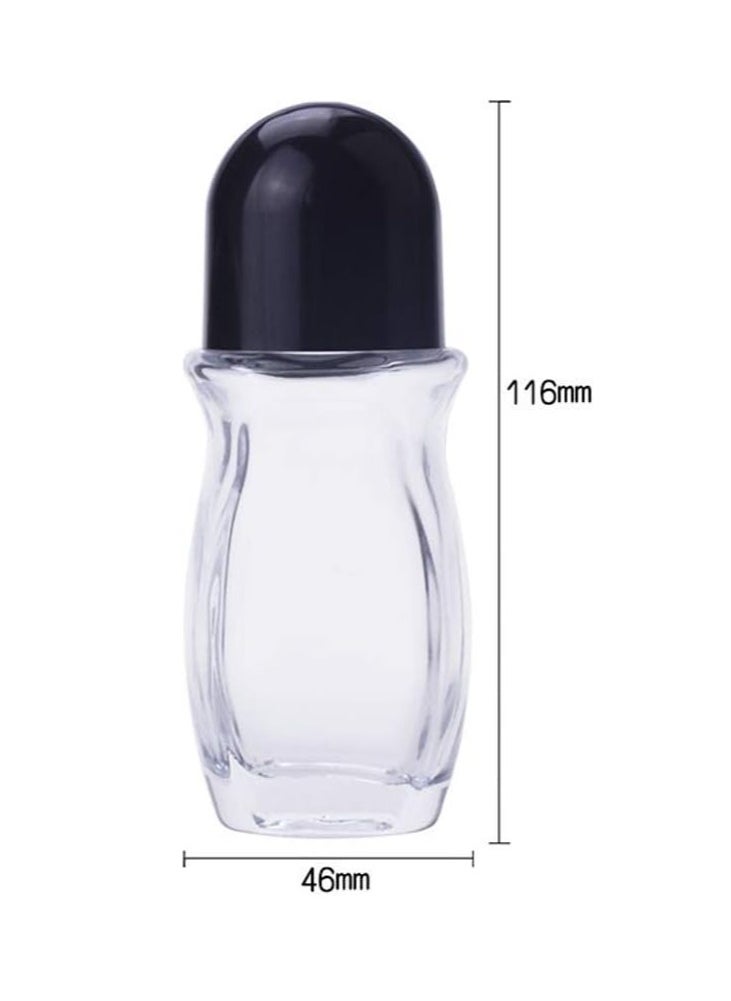 Wresty Roll On Glass Bottles For Essential Oils,2 Pcs Deodorant Bottles Perfume Roller Bottles Empty Deodorant Containers Roller Ball Bottles For Fragrance Cosmetics (50ml/1.69Oz)