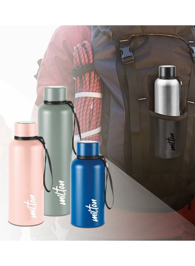 750ml Vacuum Insulated Water Bottle, Keeps Drinks Hot and Cold for 24 Hours, 18/8 Stainless Steel, Double-Walled Thermos Flask with Inner Copper Coating for Sports, Gym, Office - Aura Beige
