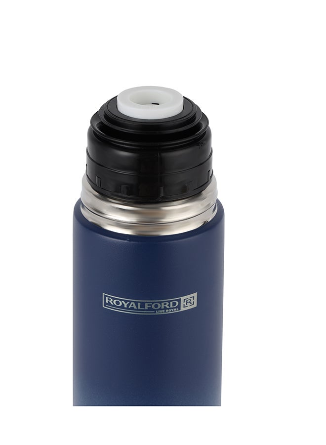 Royalford 1000 ml Stainless Steel Vacuum Bottle- RF12392/ Preserves the Flavor and Freshness, Unbreakable/ Portable, Leak-Resistant and Light-Weight Multicolor 1000ml