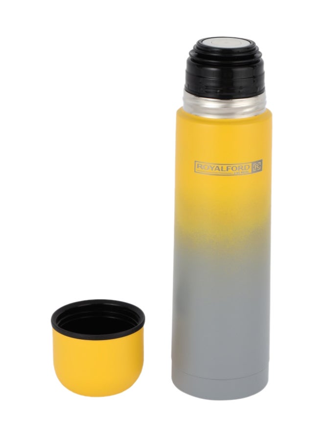 Royalford 1000 ml Stainless Steel Vacuum Bottle- RF12392/ Preserves the Flavor and Freshness, Unbreakable/ Portable, Leak-Resistant and Light-Weight Multicolor 1000ml