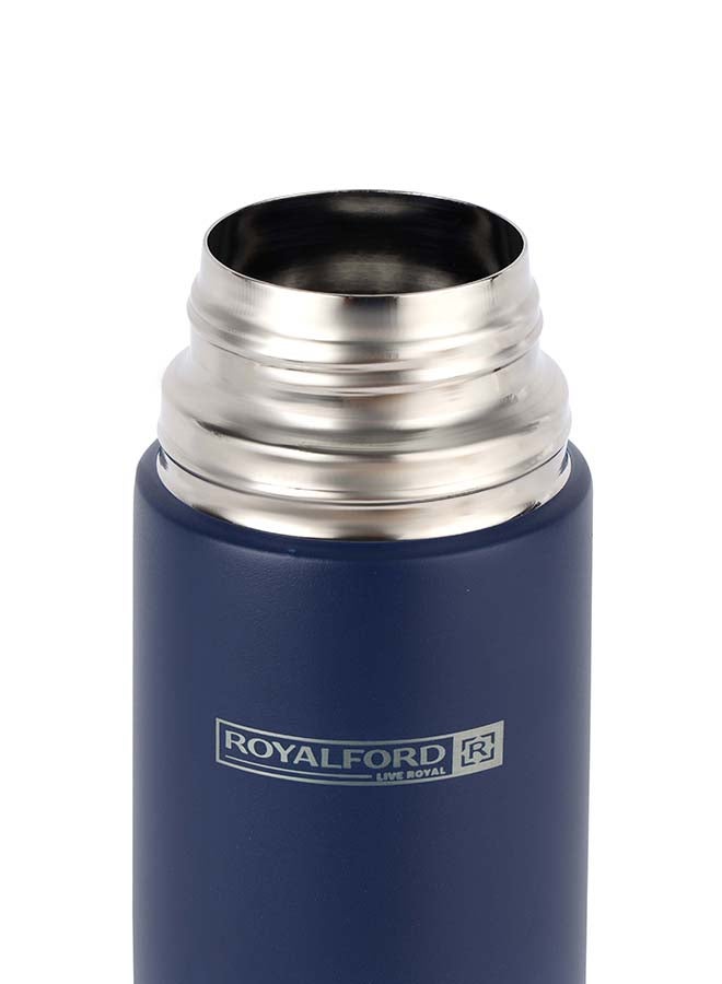 Royalford 1000 ml Stainless Steel Vacuum Bottle- RF12392/ Preserves the Flavor and Freshness, Unbreakable/ Portable, Leak-Resistant and Light-Weight Multicolor 1000ml
