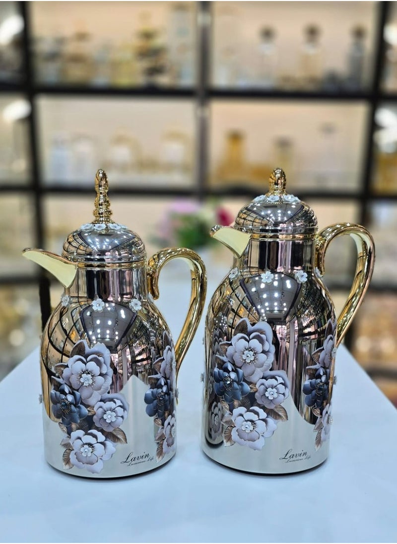2Pieces New Collection Vacuum Flask Set