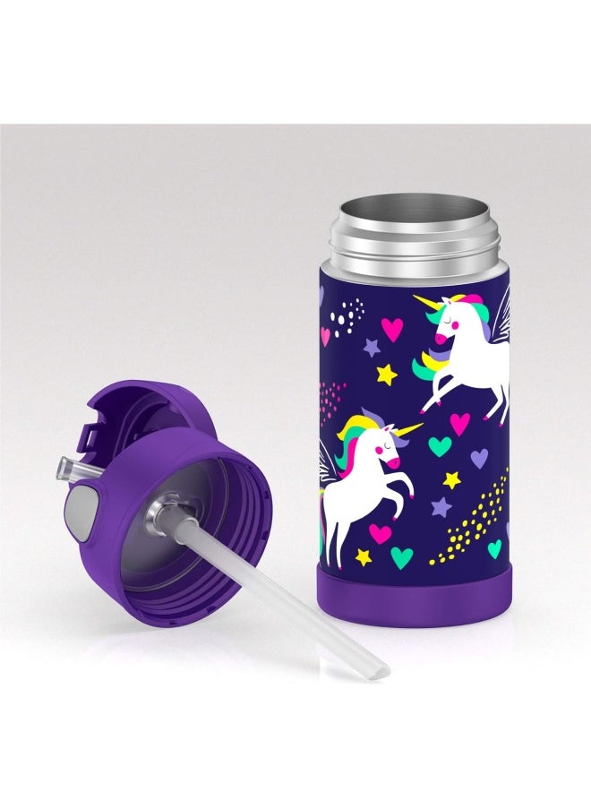 THERMOS FUNTAINER STAINLESS STEEL KIDS UNICORN BOTTLE 355ML