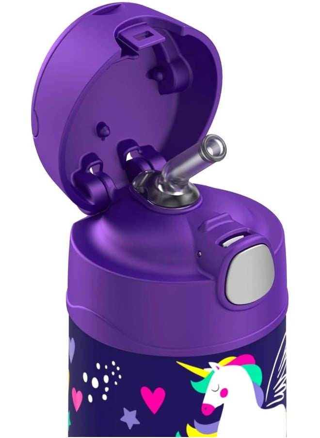 THERMOS FUNTAINER STAINLESS STEEL KIDS UNICORN BOTTLE 355ML