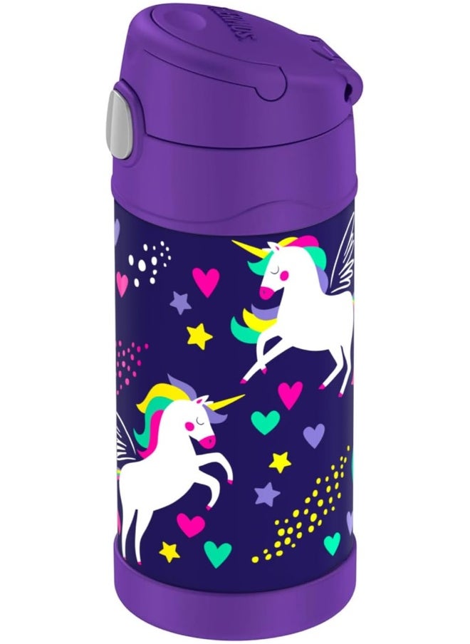 THERMOS FUNTAINER STAINLESS STEEL KIDS UNICORN BOTTLE 355ML