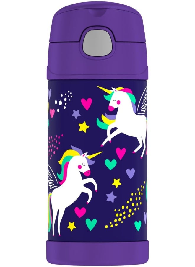 THERMOS FUNTAINER STAINLESS STEEL KIDS UNICORN BOTTLE 355ML