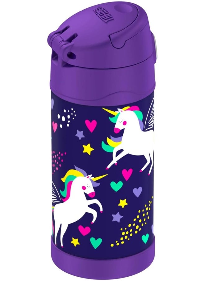 THERMOS FUNTAINER STAINLESS STEEL KIDS UNICORN BOTTLE 355ML