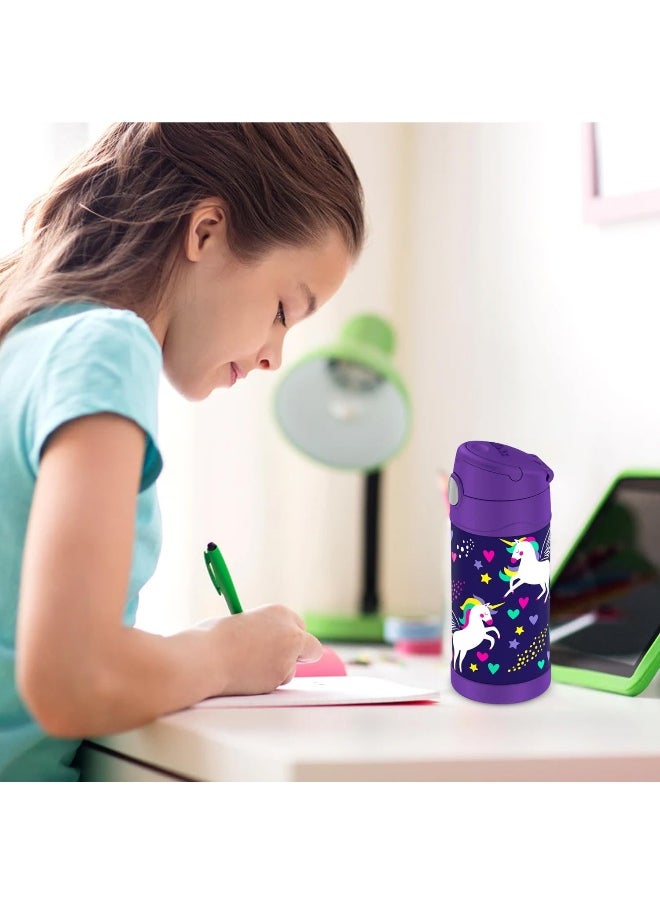 THERMOS FUNTAINER STAINLESS STEEL KIDS UNICORN BOTTLE 355ML