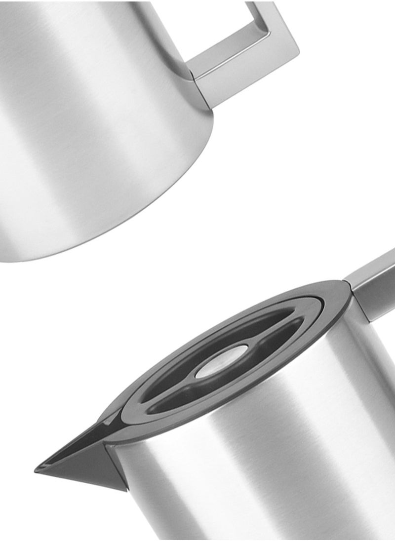 Premium Stainless Steel Vacuum Insulated Flask Lock-Unlock Lid & Steel Handle Leakproof Includes Info Booklet 1.5L