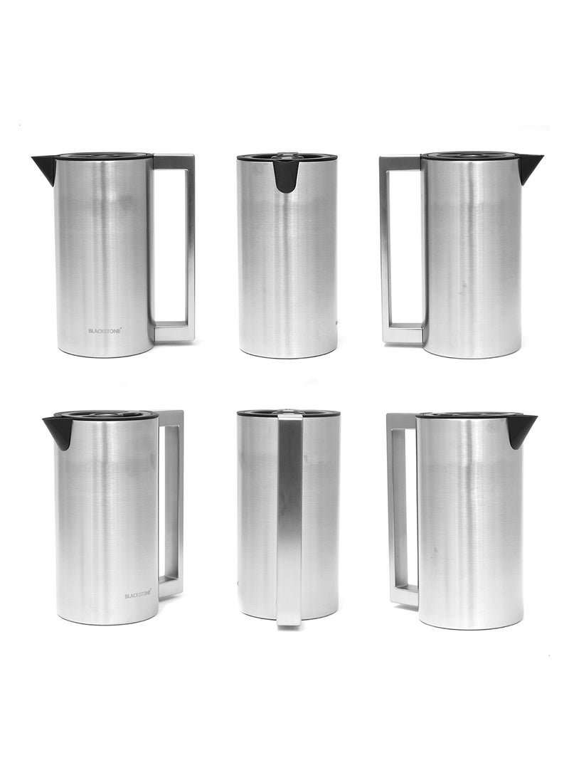 Premium Stainless Steel Vacuum Insulated Flask Lock-Unlock Lid & Steel Handle Leakproof Includes Info Booklet 1.5L