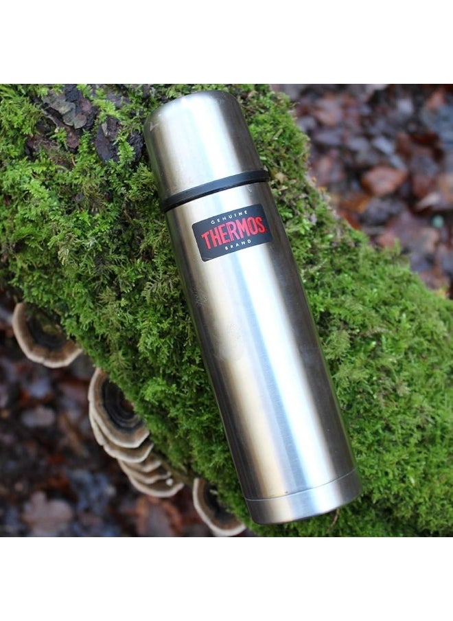 THERMOS STAINLESS STEEL VACUUM INSULATED STEEL FLASK 750 ML, FBB-750SBK, VACUUM FLASK, THERMAL FLASK, INSULATED WATER BOTTLE