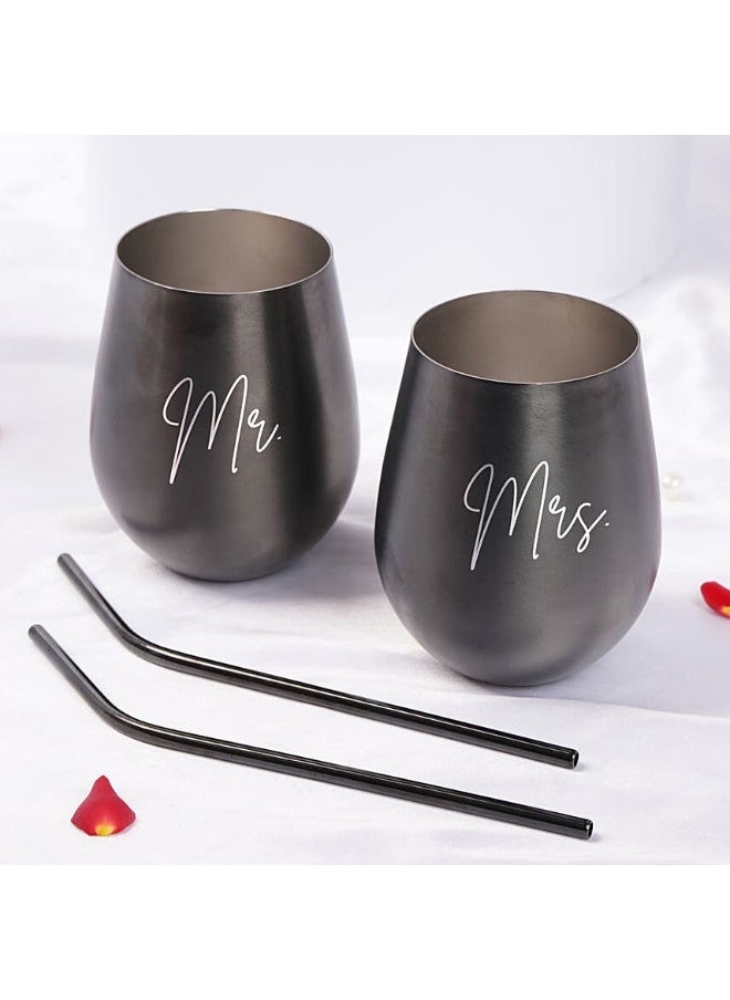 Celebration Of Love Personalised Wine Glasses