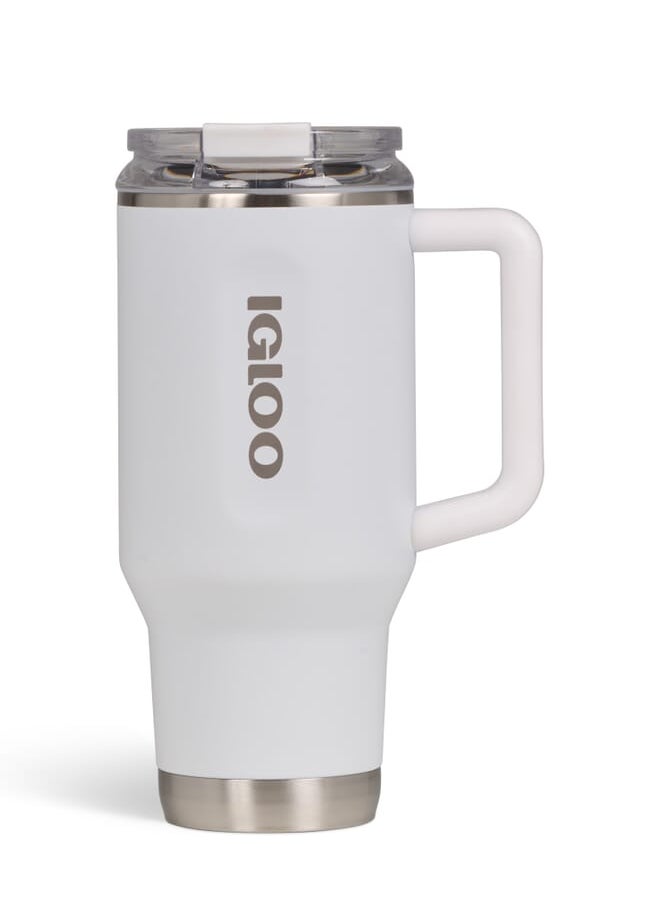 IGLOO - 32 OZ Stainless Steel Travel Mug - white