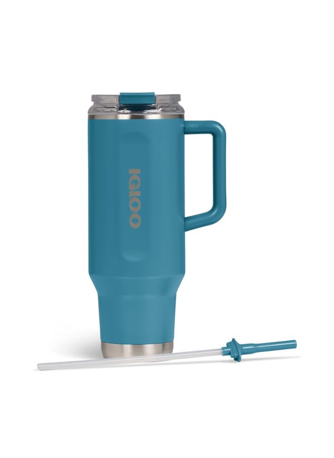 IGLOO - 40 OZ Stainless Steel Travel Mug  - Modern Blue