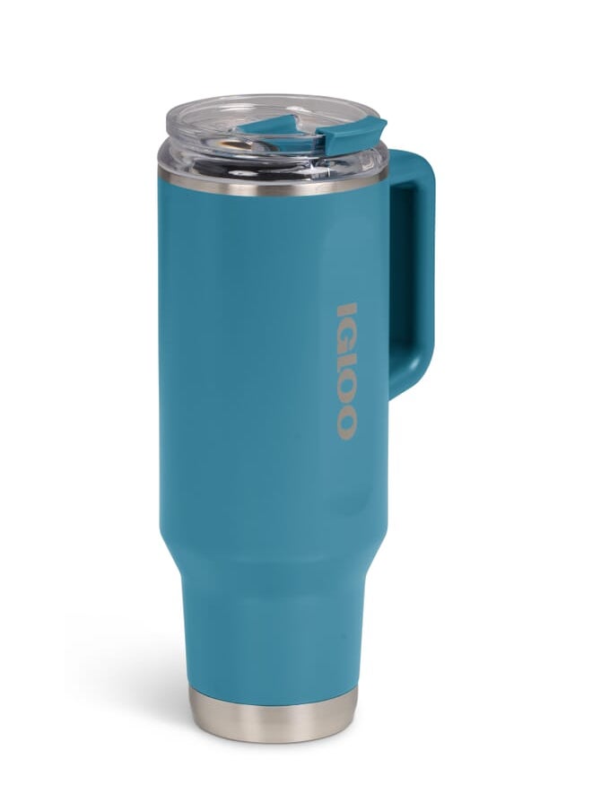 IGLOO - 40 OZ Stainless Steel Travel Mug  - Modern Blue