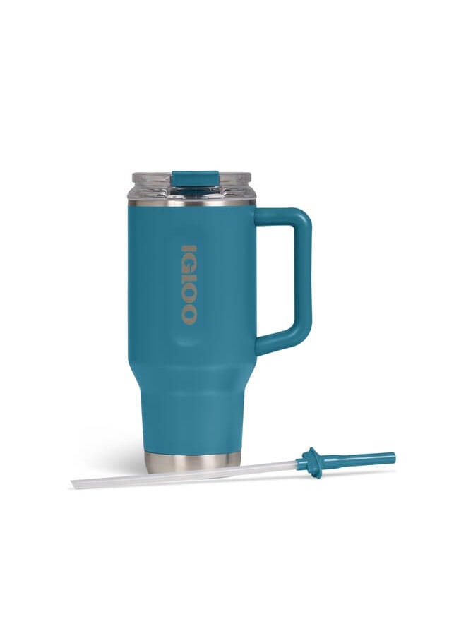 IGLOO - 32 OZ Stainless Steel Travel Mug - Modern Blue