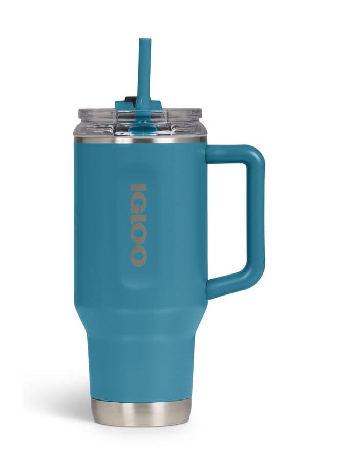 IGLOO - 32 OZ Stainless Steel Travel Mug - Modern Blue