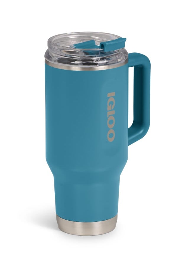 IGLOO - 32 OZ Stainless Steel Travel Mug - Modern Blue