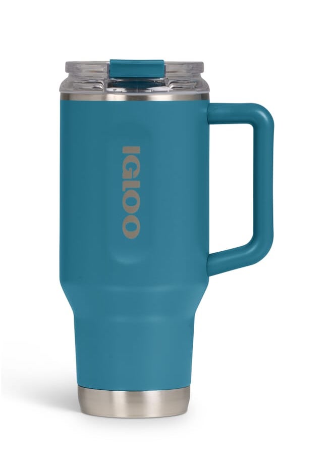 IGLOO - 32 OZ Stainless Steel Travel Mug - Modern Blue