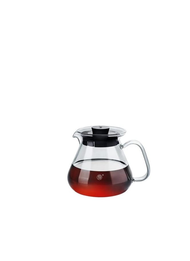 zeroHero Coffee Glass Server- Original Glass Server -High Borosilicate Glass- Heat Resistant Coffee Carafe - Coffee Pot with Lid -(450ml)