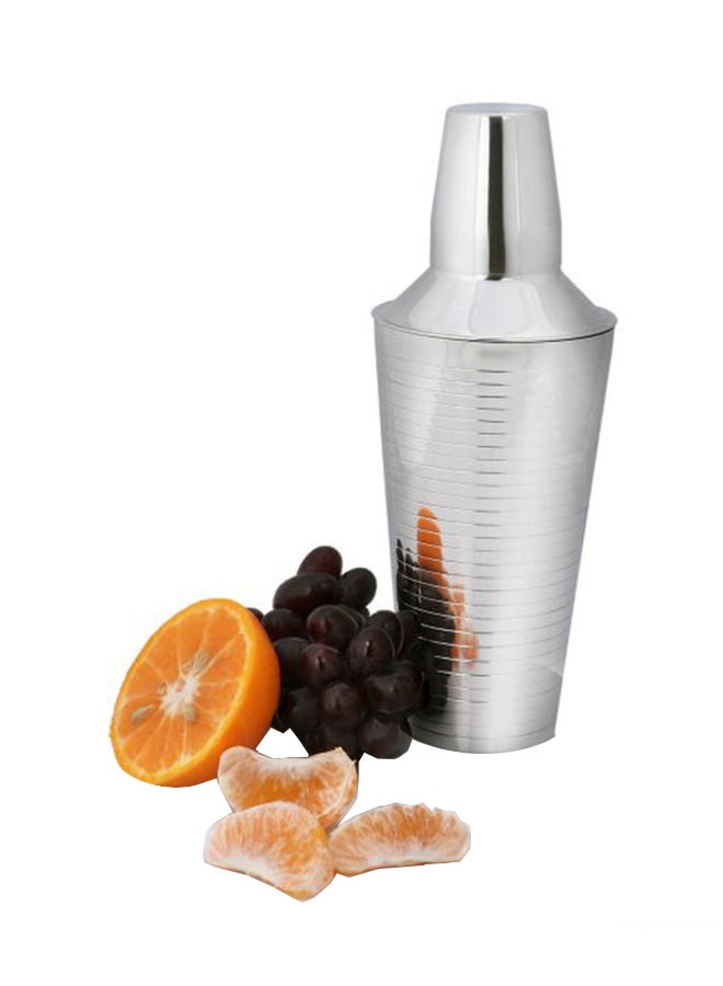 Stainless Steel Cocktail Shaker Silver 830ml