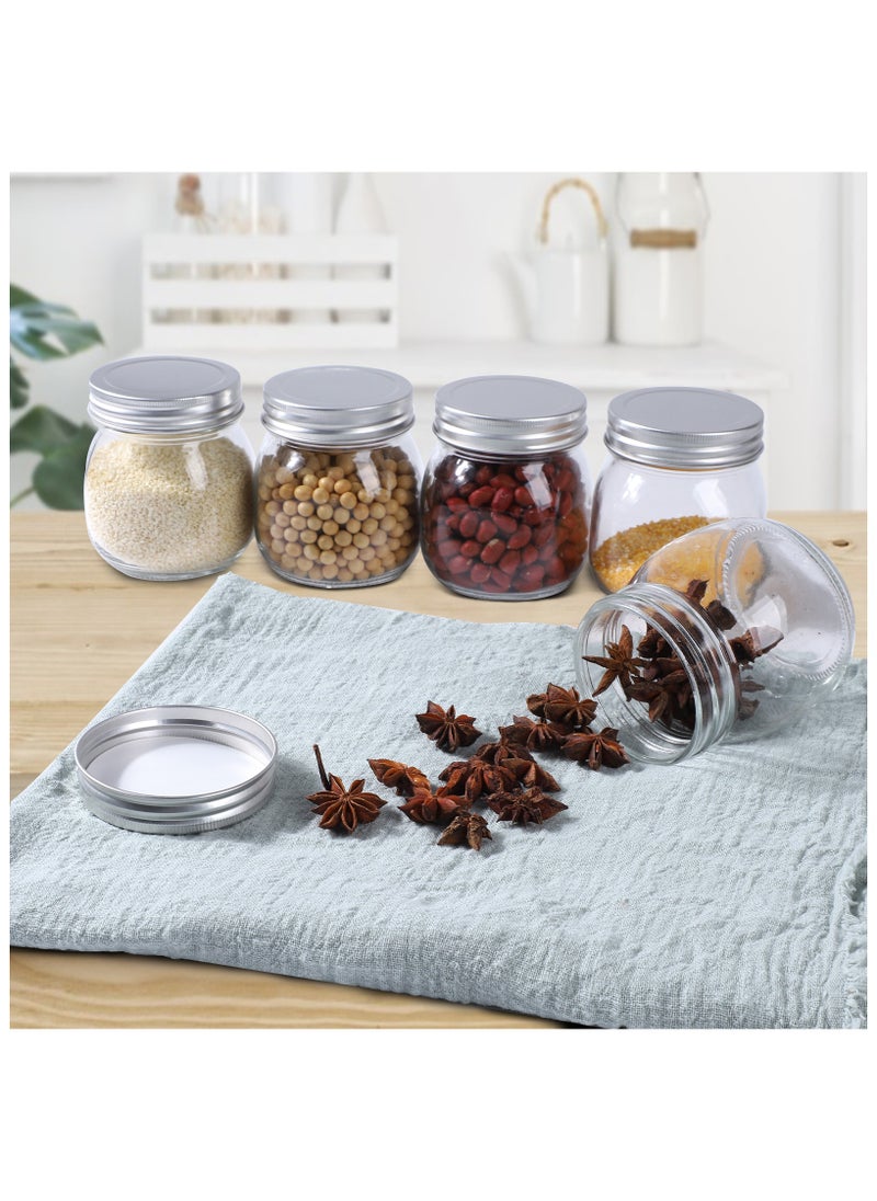 12 Pack 10oz Wide Mouth Glass Mason Jars with Airtight Lids & Bands, Canning Jars for Jam, Honey, Jelly, Sauces, DIY Spice Storage, Wedding & Shower Favors, Food Preservation & Crafting
