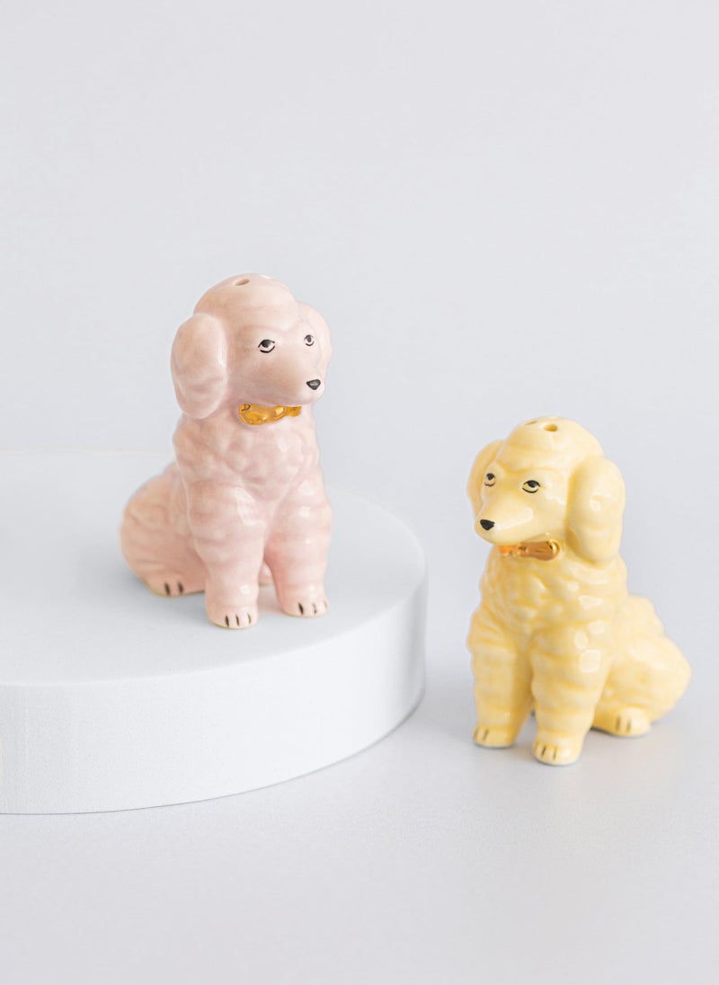 Poodle Salt & Pepper Shakers