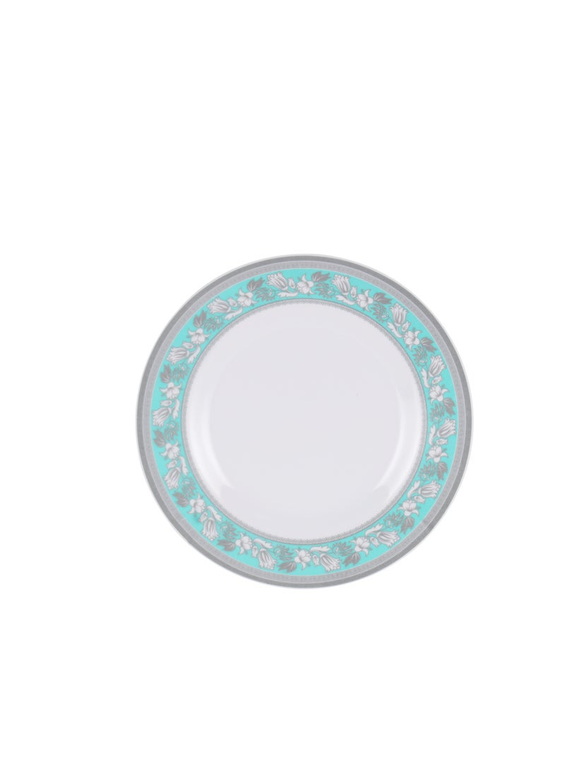 Royalford 70 Piece Melamineware Dinner Set- RF12676/ Includes Deep, Flat and Oval Plates, Serving Bowls and Rice Spoon, Soup Spoons and Ladle/ Dishwasher-Safe and Freezer-Friendly Multicolor