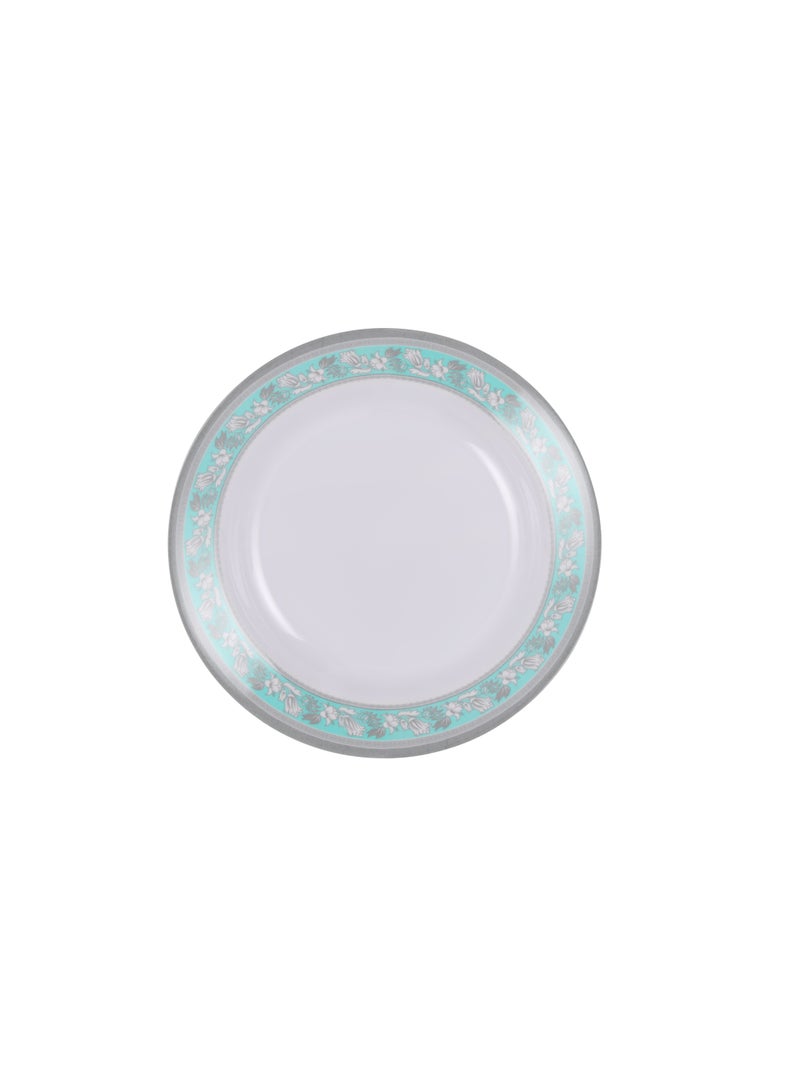 Royalford 70 Piece Melamineware Dinner Set- RF12676/ Includes Deep, Flat and Oval Plates, Serving Bowls and Rice Spoon, Soup Spoons and Ladle/ Dishwasher-Safe and Freezer-Friendly Multicolor