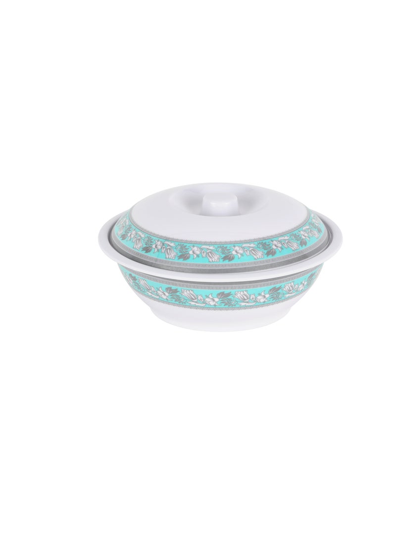 Royalford 70 Piece Melamineware Dinner Set- RF12676/ Includes Deep, Flat and Oval Plates, Serving Bowls and Rice Spoon, Soup Spoons and Ladle/ Dishwasher-Safe and Freezer-Friendly Multicolor