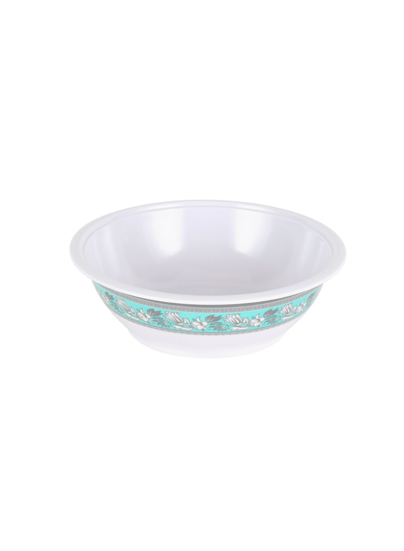 Royalford 70 Piece Melamineware Dinner Set- RF12676/ Includes Deep, Flat and Oval Plates, Serving Bowls and Rice Spoon, Soup Spoons and Ladle/ Dishwasher-Safe and Freezer-Friendly Multicolor