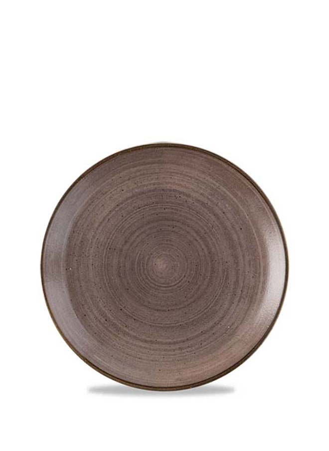 Stonecast Raw Brown Evolve Coupe Plate 217 Mm Box