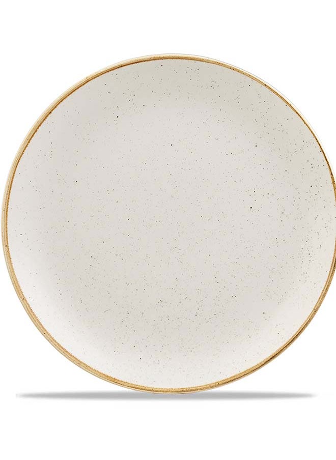 Stonecast Barley White Evolve Coupe Plate  28.8 Cm