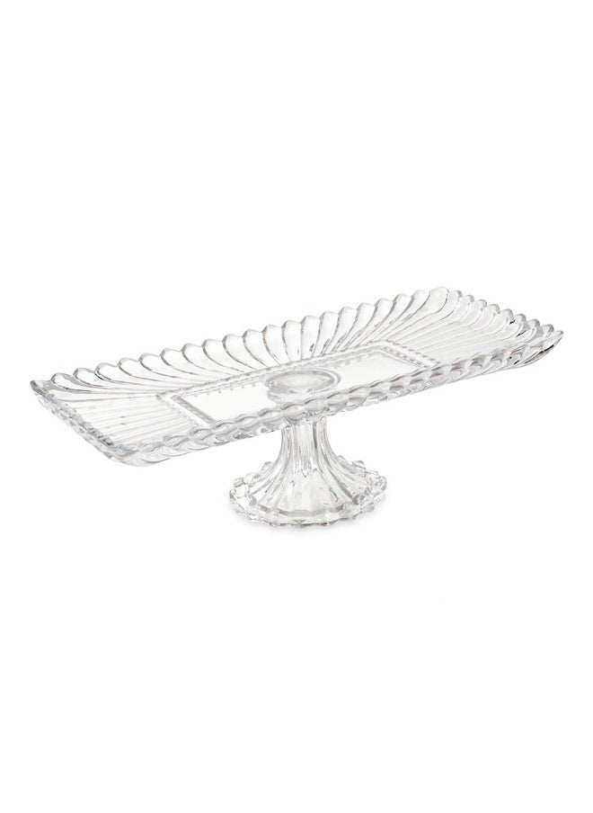 Rink Rectangular Fruit Plate, Clear