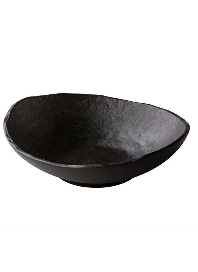 Deep plate oyster black 25cm