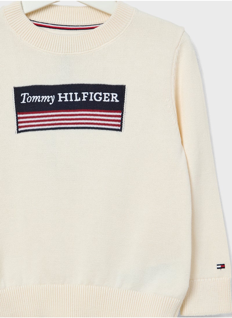Youth Monotype 1985 Logo Label Regular Sweater
