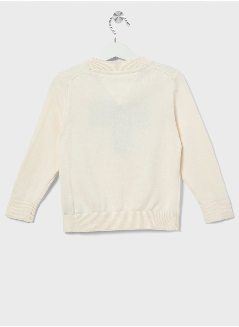 Kids Monotype 1985 Logo Label Regular Sweater