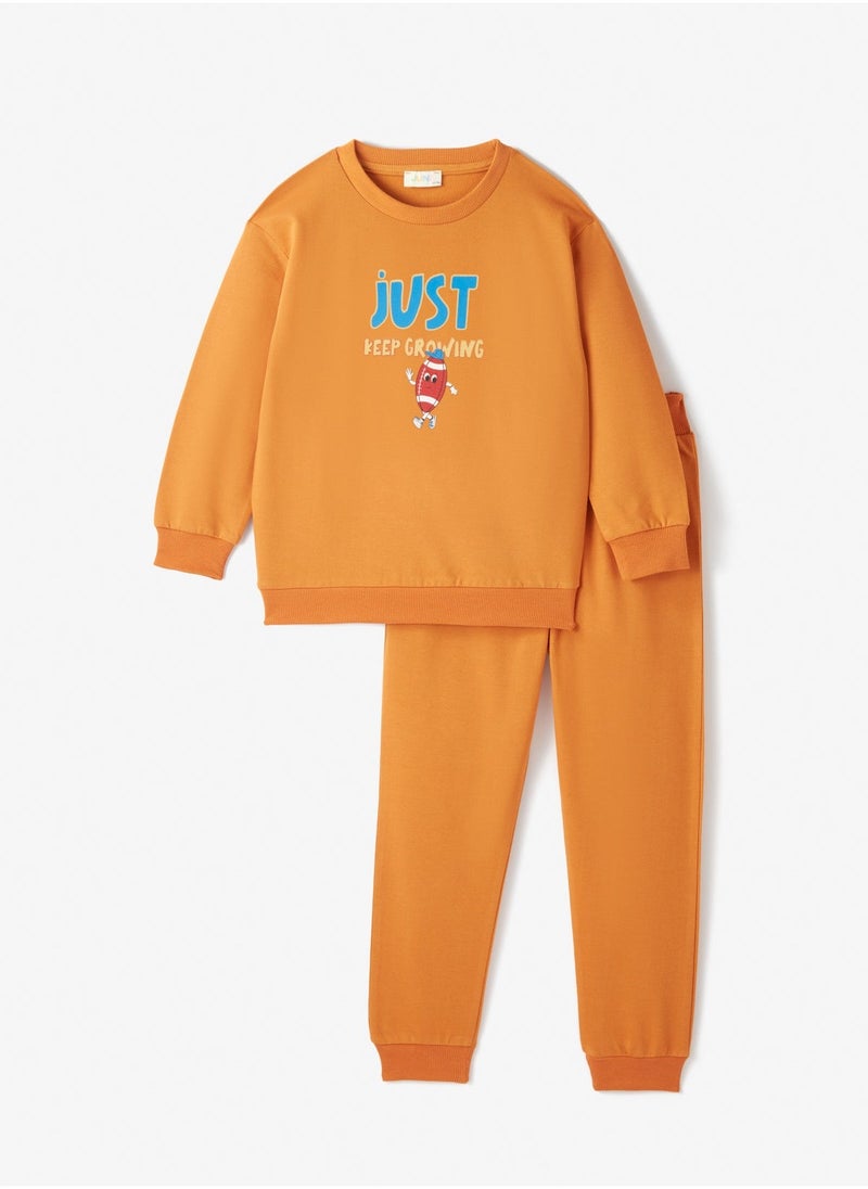 Boy Printed Tracksuit