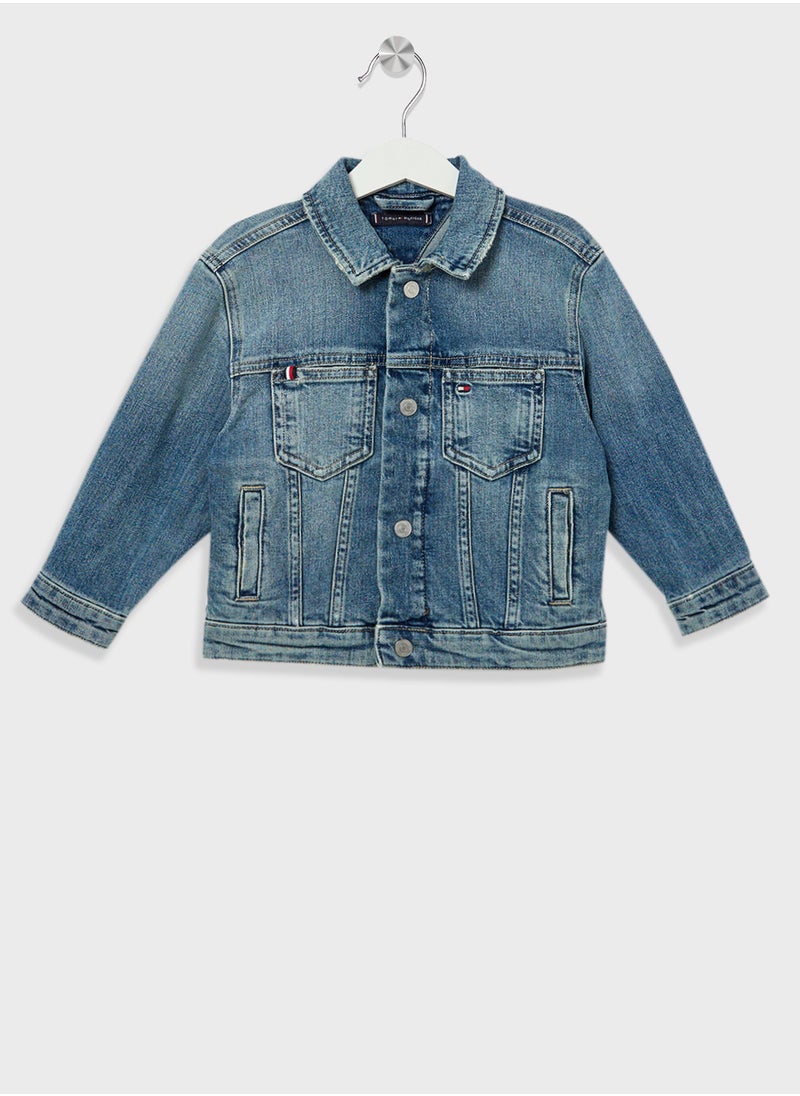 Kids Oversized Bomber Jacket