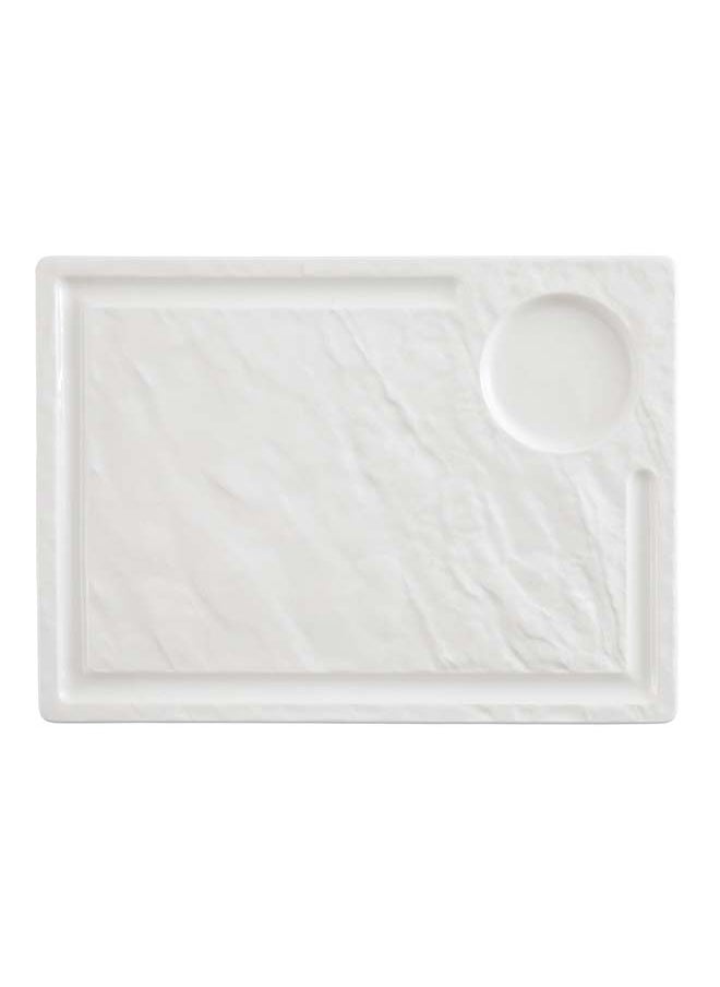 Contexture Rectangular Platter w/ Well 13x9.