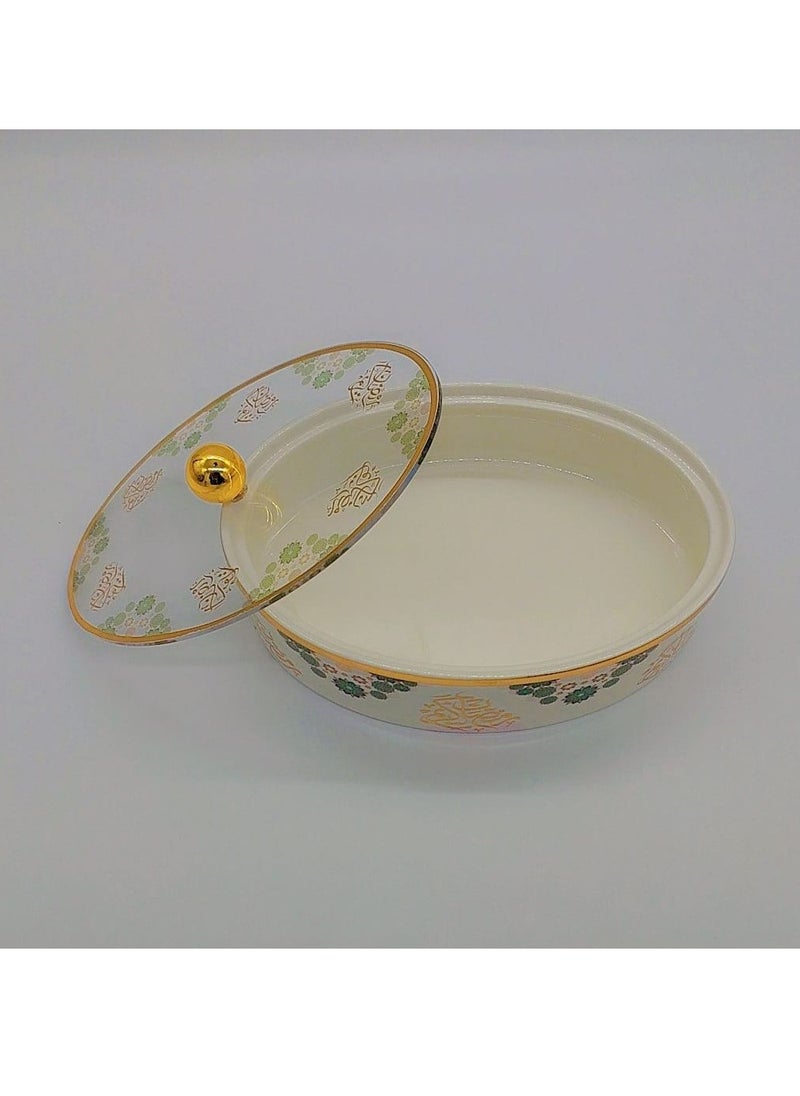 Oval Shape ceramic  Oven Dish - Premium Borosilicate Bakeware, Oven, Microwave & Dishwasher Safe, Ideal for Baking, Roasting, and Serving 22cm