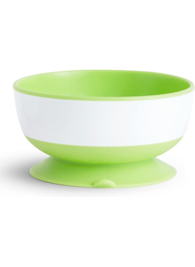 Munchkin Stay Put Suction Bowls for Baby and Toddler, 3 Pack, Blue/Green/Purple