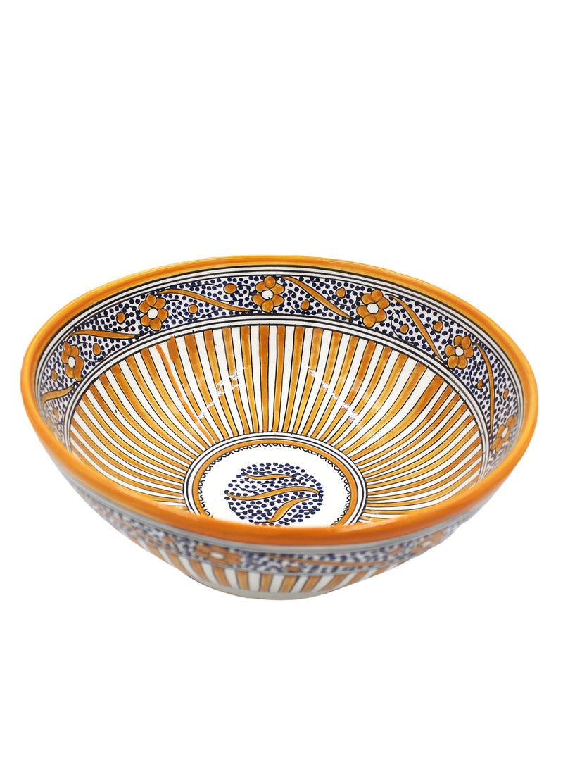 Moroccan Handmade Hand Painted Display Bowl 30 cm