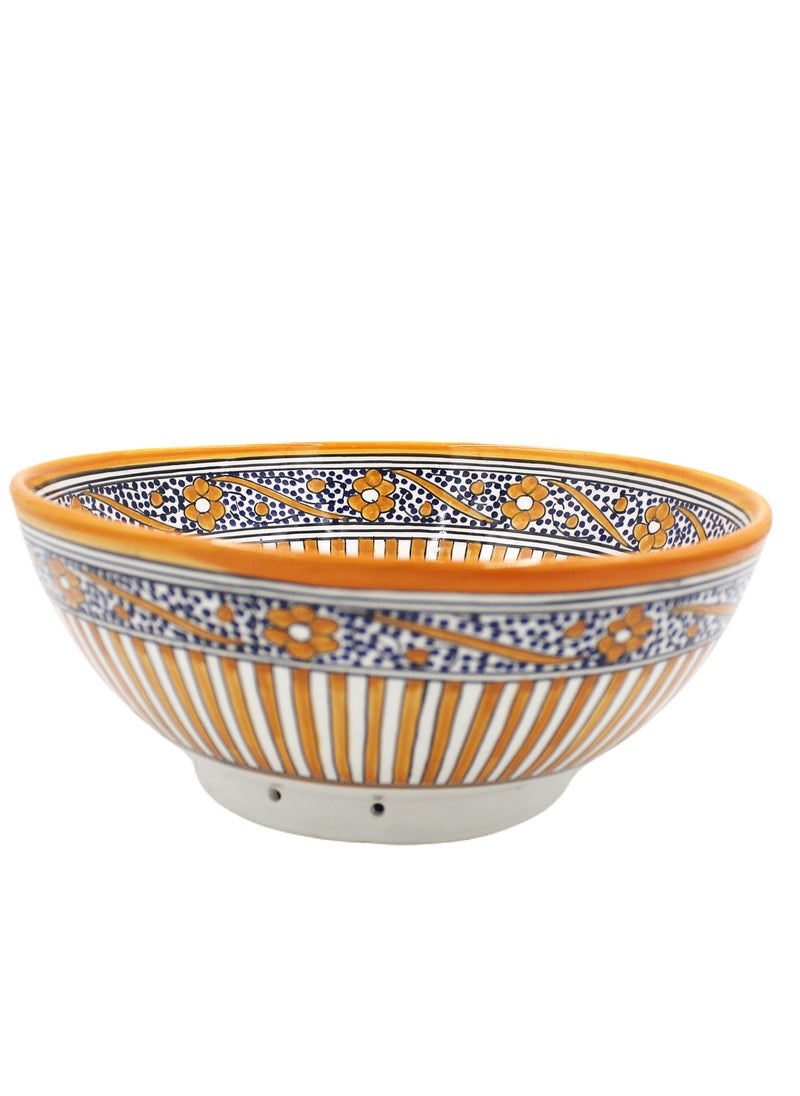 Moroccan Handmade Hand Painted Display Bowl 30 cm