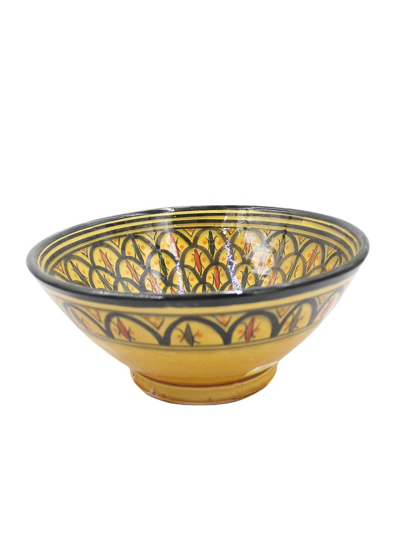 Moroccan Handmade Hand Painted Bowl 26 X 12 cm