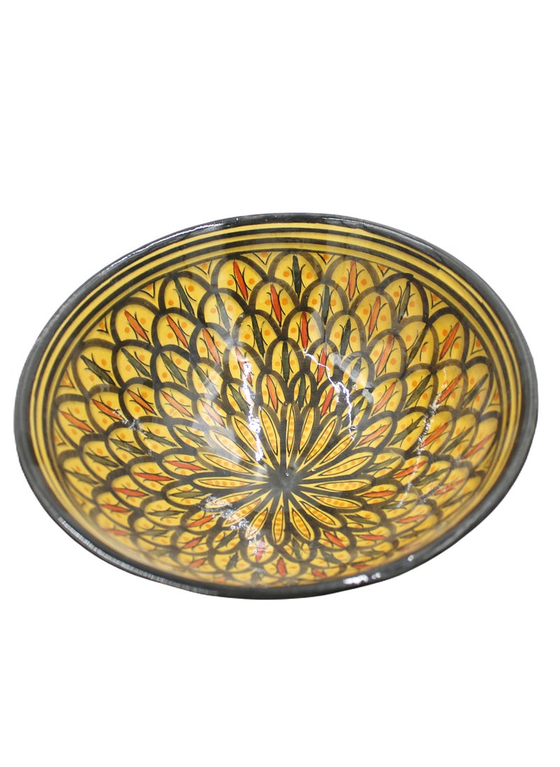 Moroccan Handmade Hand Painted Bowl 26 X 12 cm
