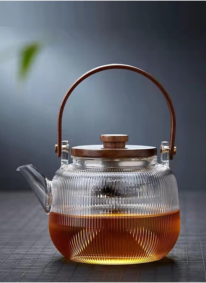 Glass Teapot 800mL with 1 Glass Filter 1 Steam Filter